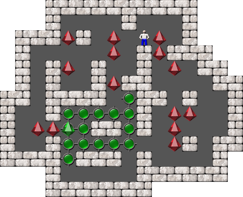 Sokoban Mass Remodel level 2234